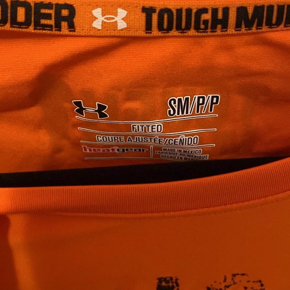 Under Armour Orange Graphic Tough Mudder T-Shirt - Picture 2 of 3